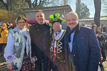 Посещение на 14 февруари по повод Националния фестивал „Трифон Зарезан“ в Болград